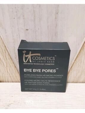 It Cosmetics - BYE BYE PORES Finish HD Micro-Powder Translucent~ 0.49 oz NEW